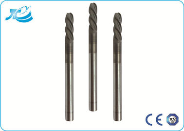 China Customized Size TiCN TiN Coating Solid Carbide End Mill , Plastic Cutting End Millon sales