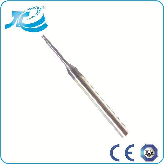 Ball Nose Long Neck End Mill Carbide Tapered End Mills CE / TUV Approved