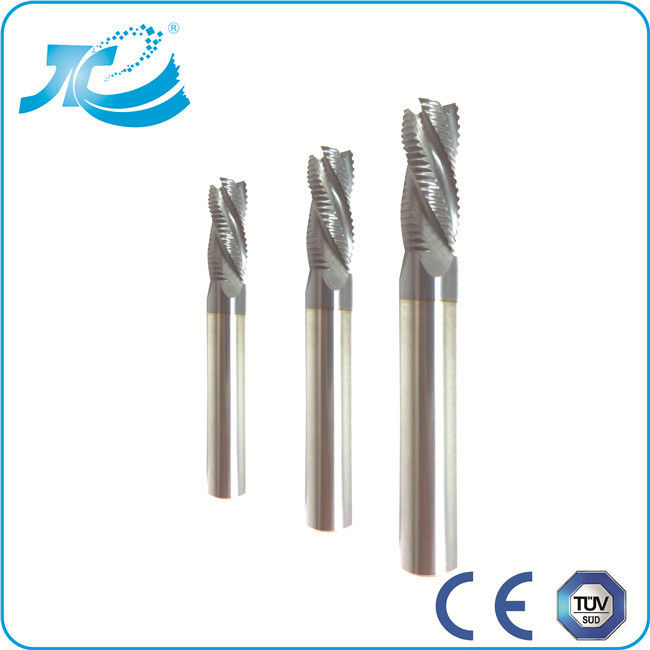 55 - 65 HRC CNC Cutting Tools Roughing End Mill With Dia 6 - 20 mm